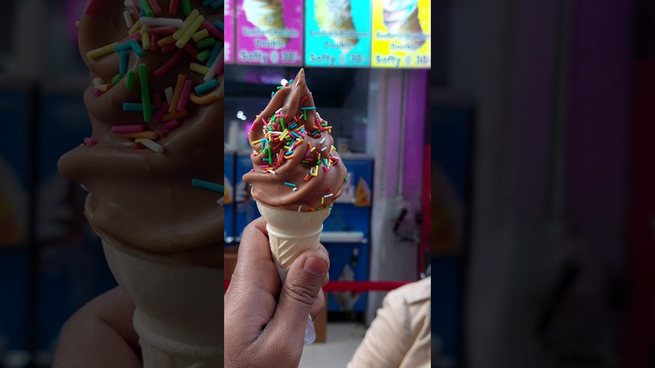 🤤मात्र 30₹ में 😱Chocolate Dip Softy Ice Cream😍🤤🤤😘 #shorts #viral #ytshorts #youtubeshorts #trending