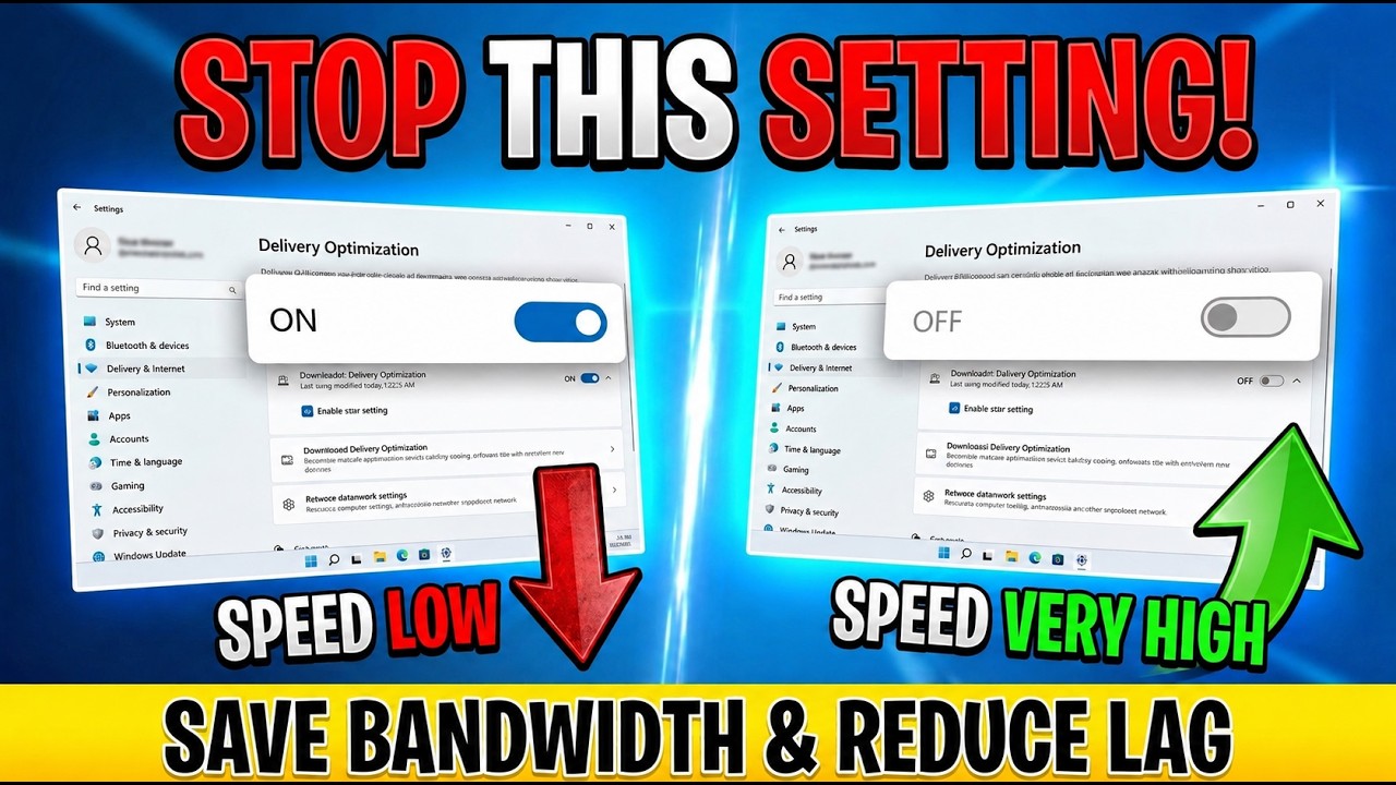 Disable Delivery Optimization in Windows 11/10 to Save Bandwidth & Reduce Lag!
