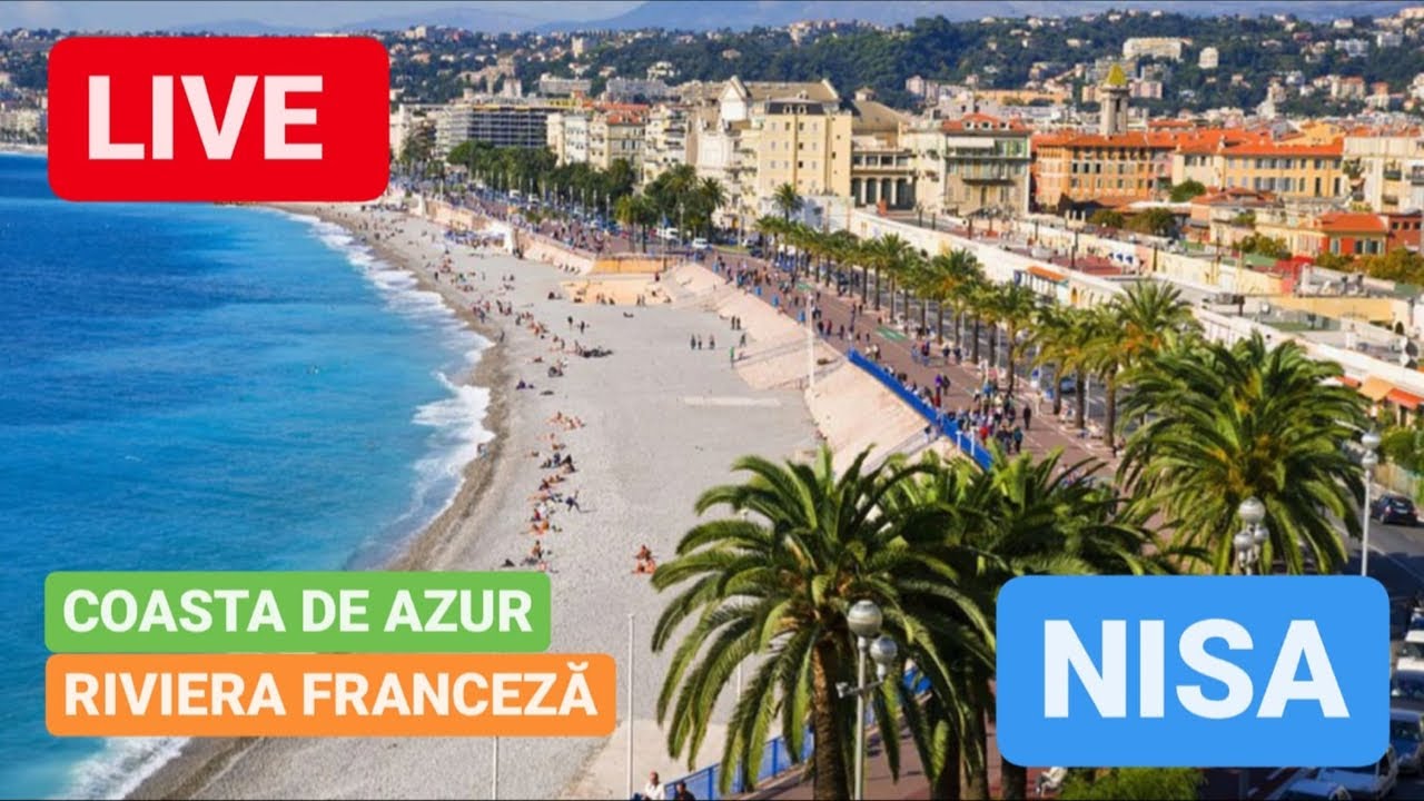 🔴 COASTA DE AZUR - RIVIERA FRANCEZA - Descopera NISA, plaje fine și o apa perfecta pentru baie