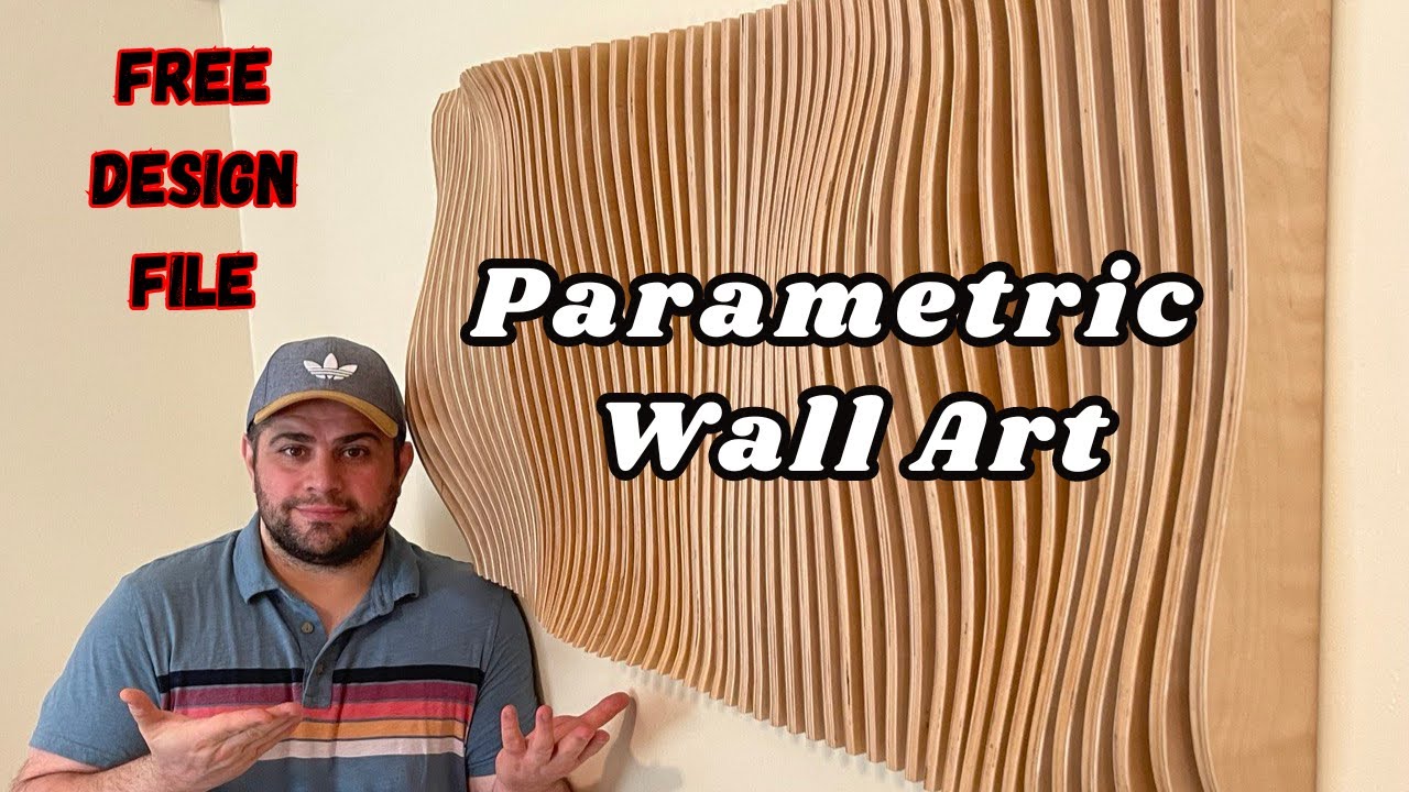 Transform Your Space with Stunning CNC Parametric Wall Arts + FREE Design File