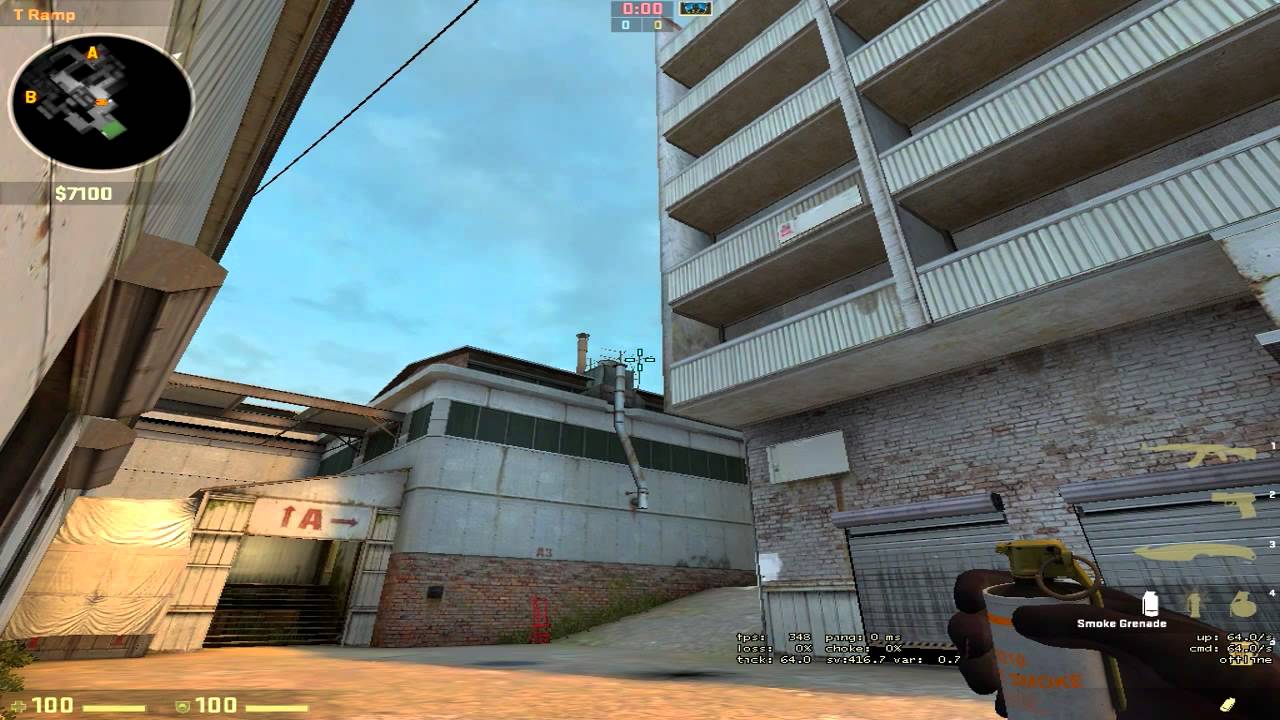 CS GO Tips - ALL smokes for Cache (t side)