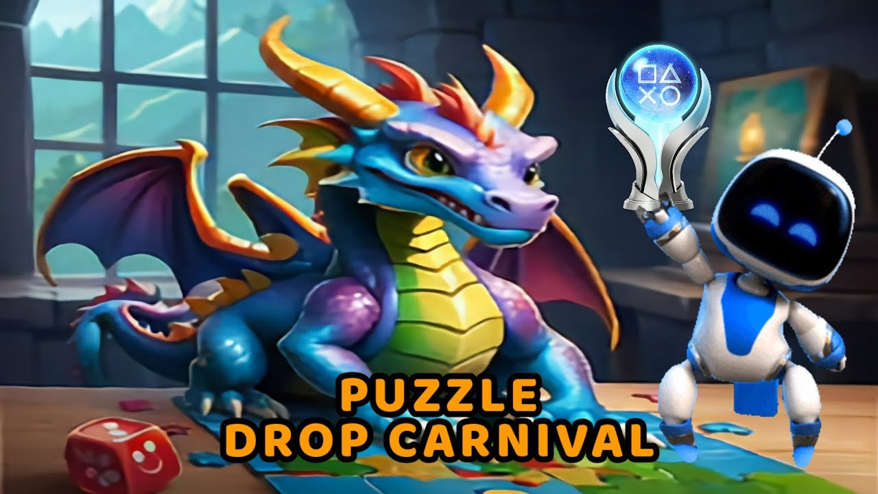 لعبة مجانية سهلة تجيب فيها البلاتينيوم🏆 Puzzle drop carnival