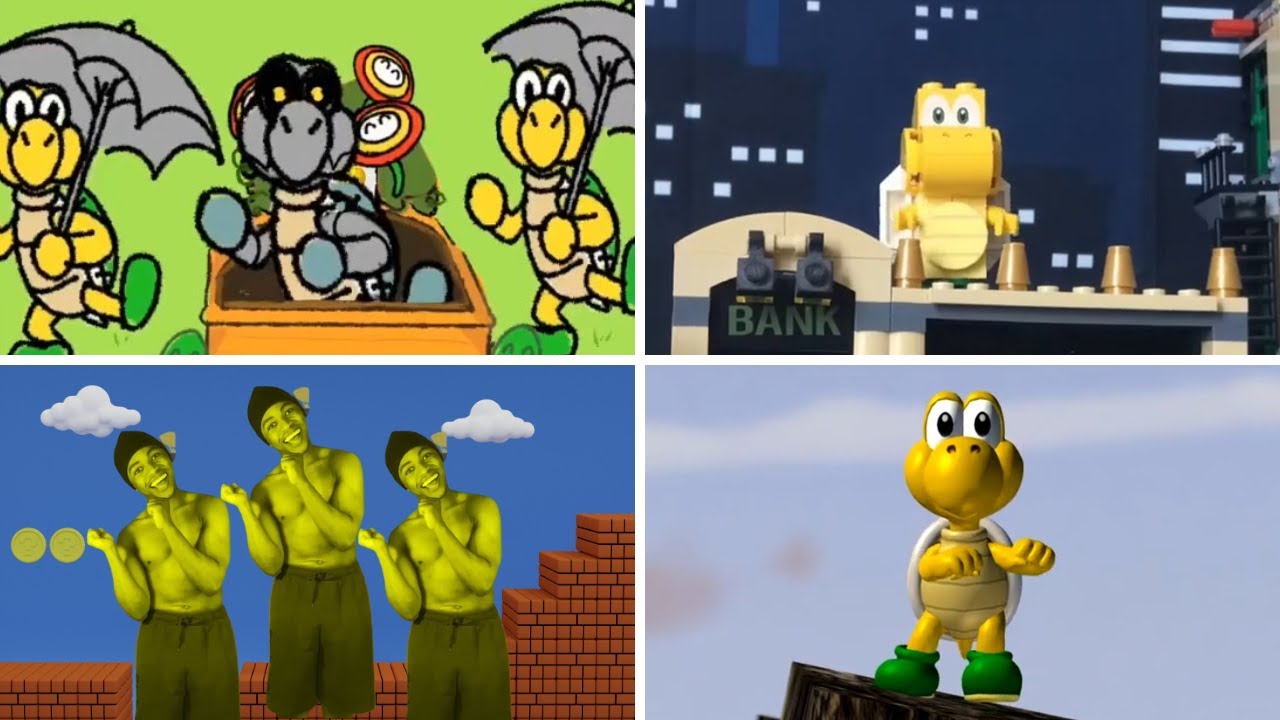 Finest Variants Of Koopa Dance Meme Compilation (2022)