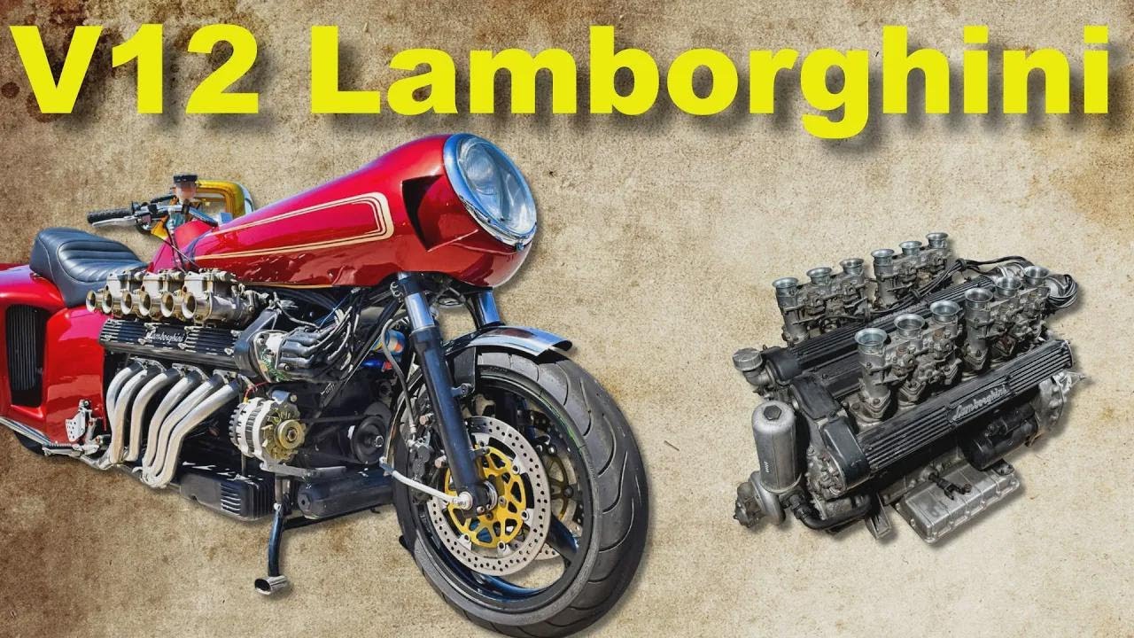 Motocykl z silnikiem V12 od Lamborghini &ndash; prawdziwa bestia na drodze!