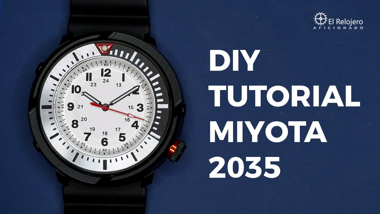 Montaje reloj personalizado con MIYOTA 2035 | Menos de 70€
