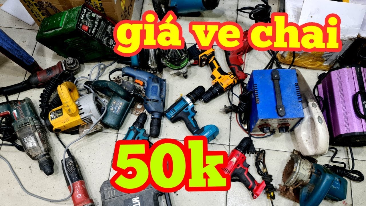 🔴 Thanh lý ve chai giá siêu rẻ |Máy Xây Dựng Hồng Nhiên