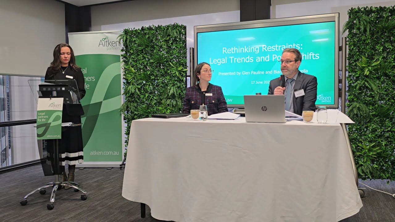 Restricting Restraints: Legal Trends and Policy Shifts