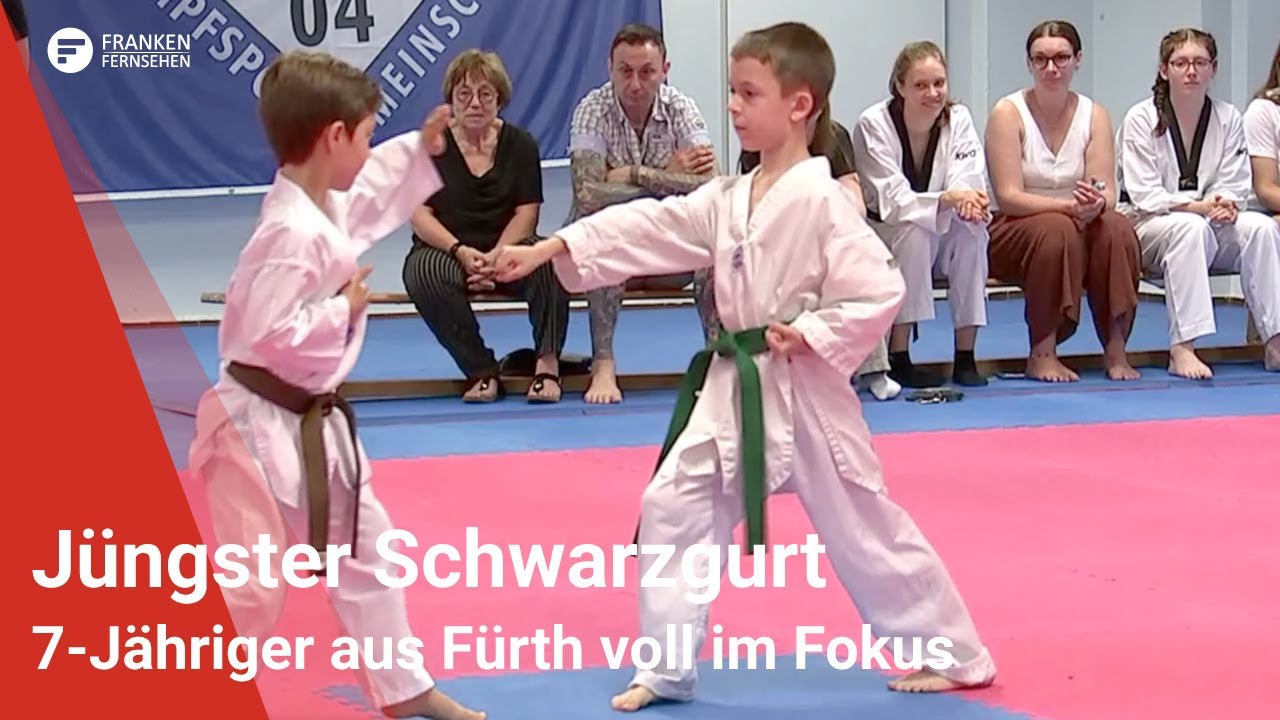 Jüngster Schwarzgurt Deutschlands: 7-Jähriger aus Fürth voll im Fokus