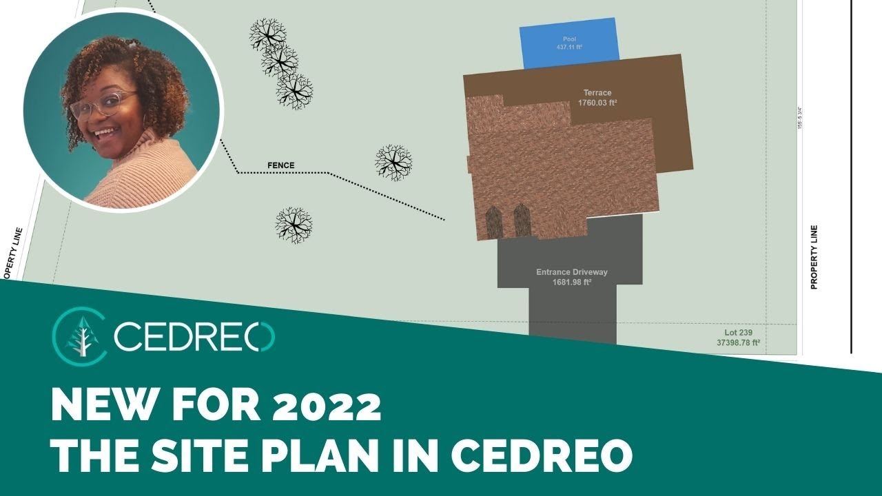 Overview of the Site Plan Feature in Cedreo