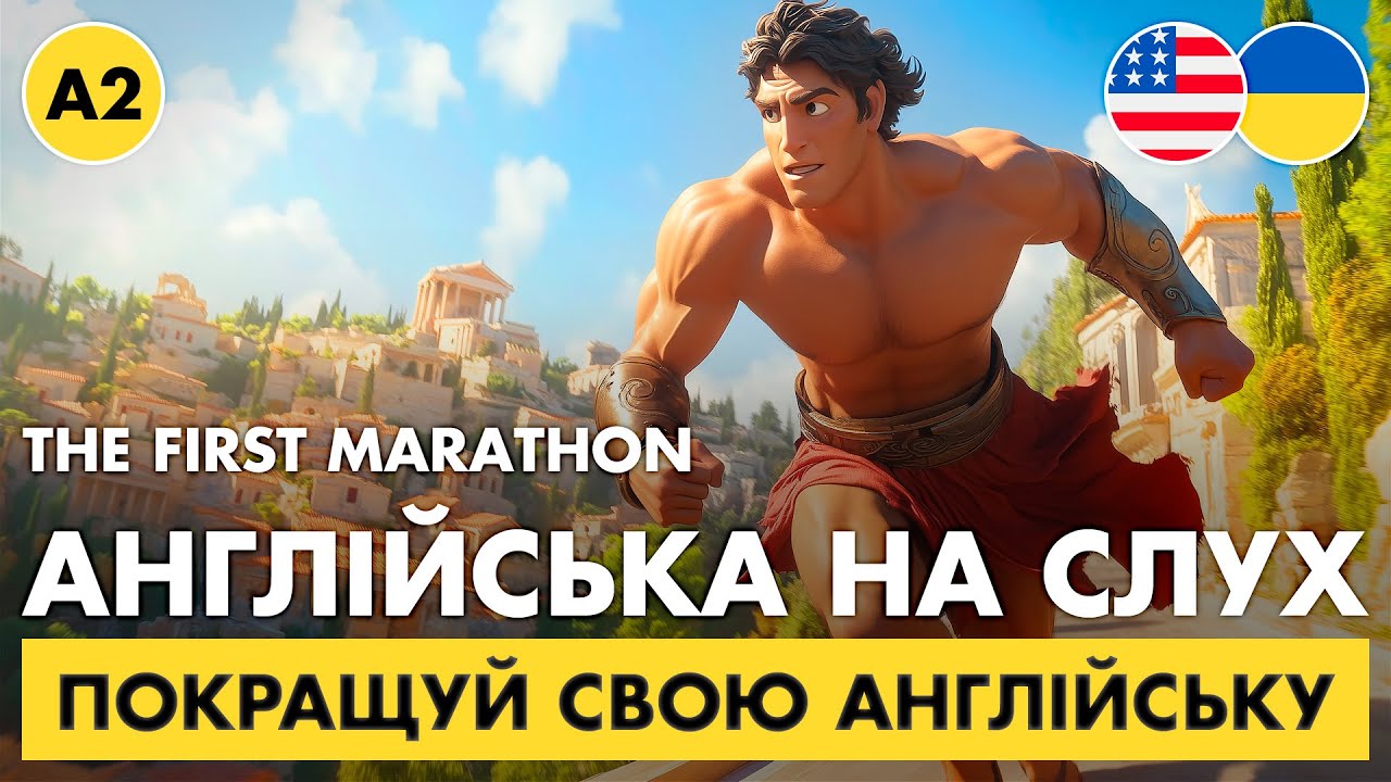 Практикуйте англійську на слух || Слухаємо прості розповіді англійською || 🏃&zwj;♂ First Marathon (А2)