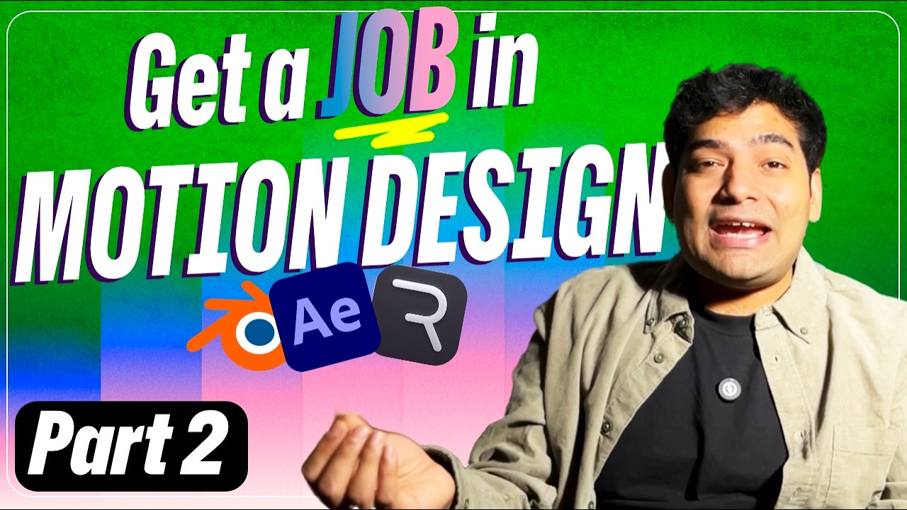 How to be a Motion Designer in 2026 (3 PRO Tips)