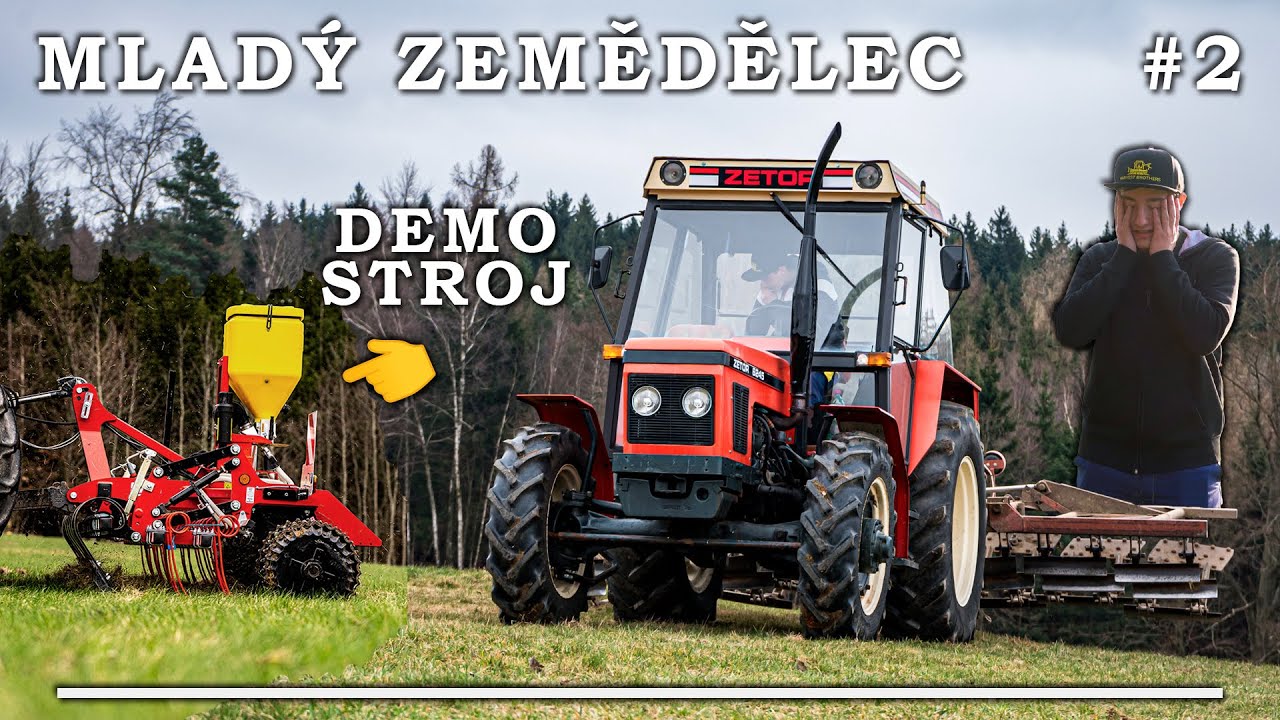 😎 Jarní ošetření travních porostů aneb smykování s Leštěnkou🔴 | MLADÝ ZEMĚDĚLEC - 2. díl |