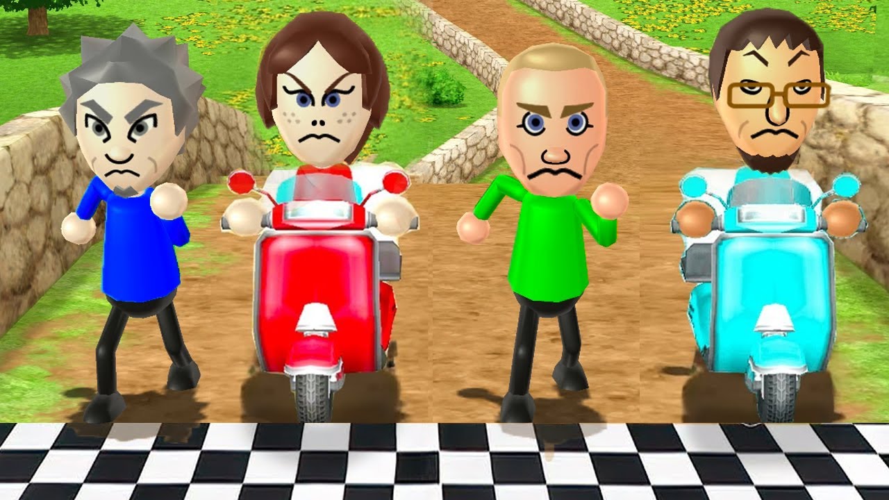Wii Party MiniGames - Player Vs Giovanna Vs Fritz Vs Daisuke (4 Players On Advanced Difficulty)