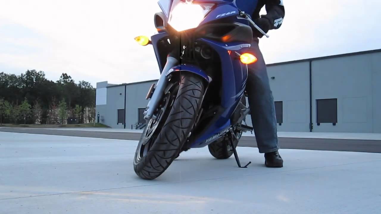 Yamaha FZ6R HD - Walkaround, stock exhaust sound and Ride