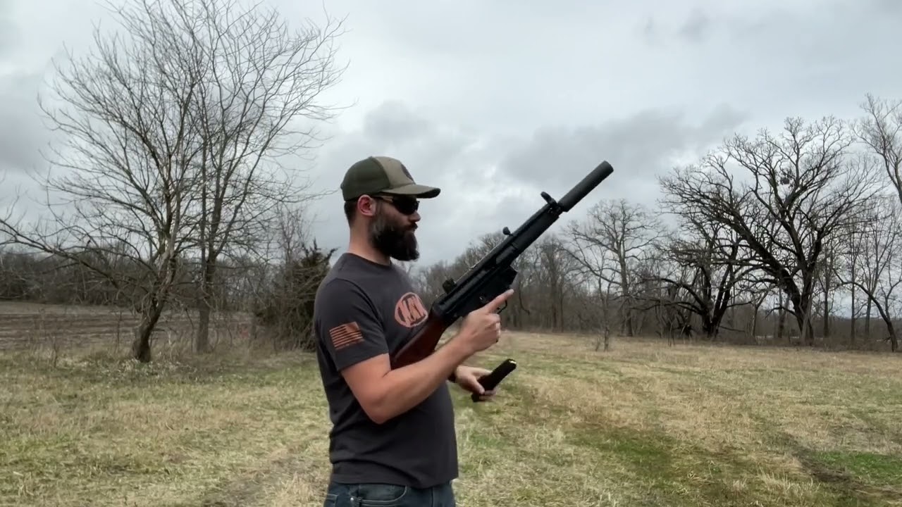 Full auto MP5 and MP5K post sample machine guns