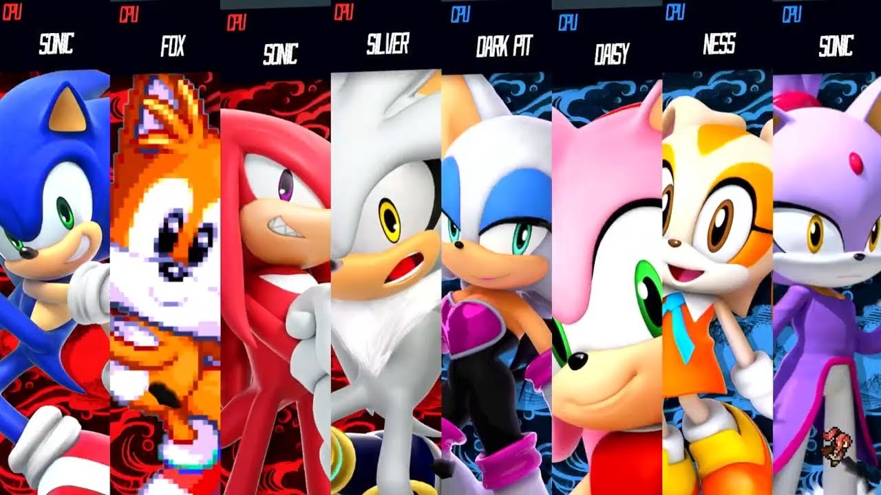 Sonic The Hedgehog Boys vs Girls - Requested Battle