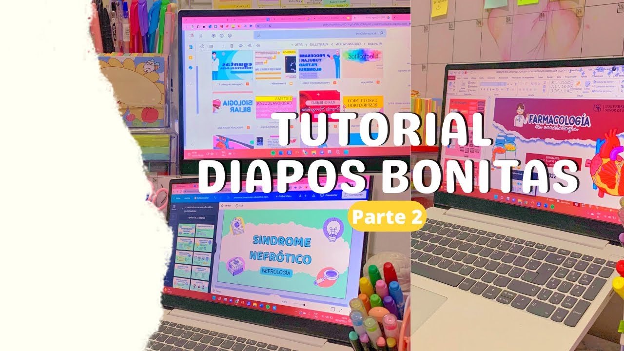 CÓMO HACER DIAPOS BONITAS parte 2 ✨📚💯 ¿Plantillas? ¿Ilustraciones sin salir de Power Point?