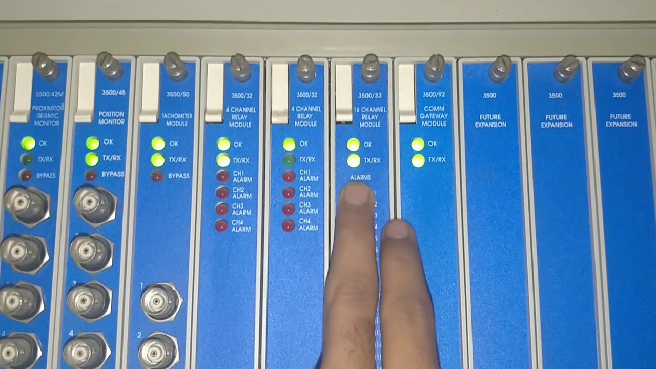 Bently Nevada 3500 rack & modules overview!