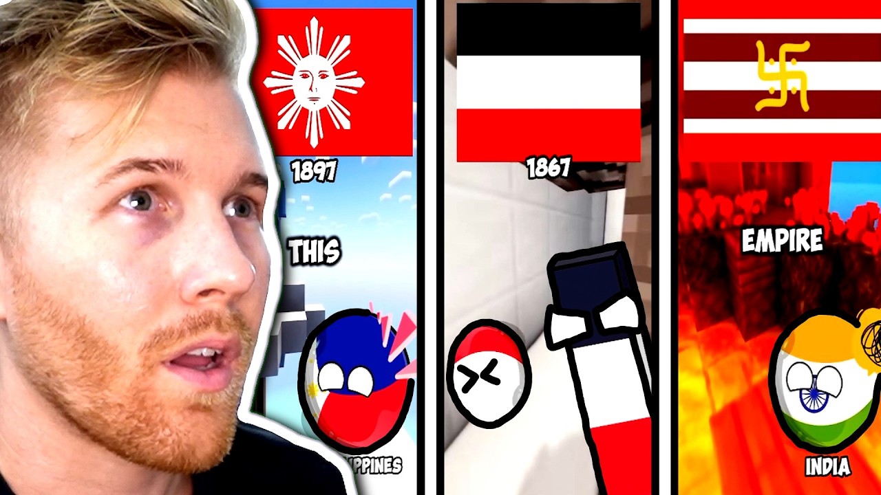 Old Flag of the Country... Explained by Countryball Shorts