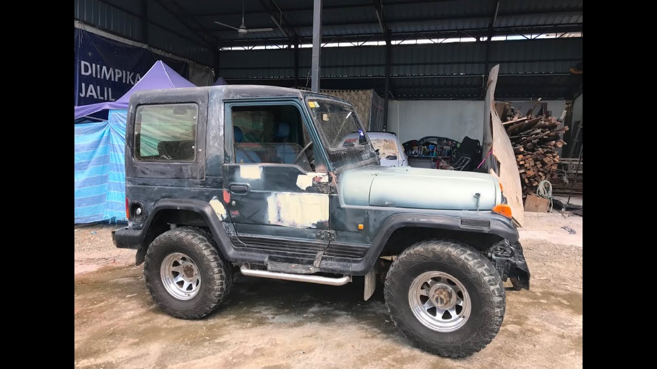 1997 Classic Jeep Restoration Full Video Record  Kia Rocsta Jeep Wrangle Shorty
