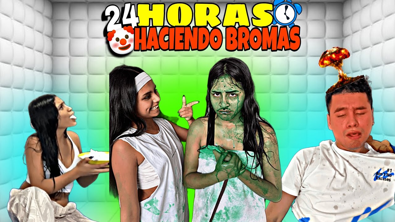 24HRAS Haciendo Bromas a mis herman@s😱😂( Valentina lloró)