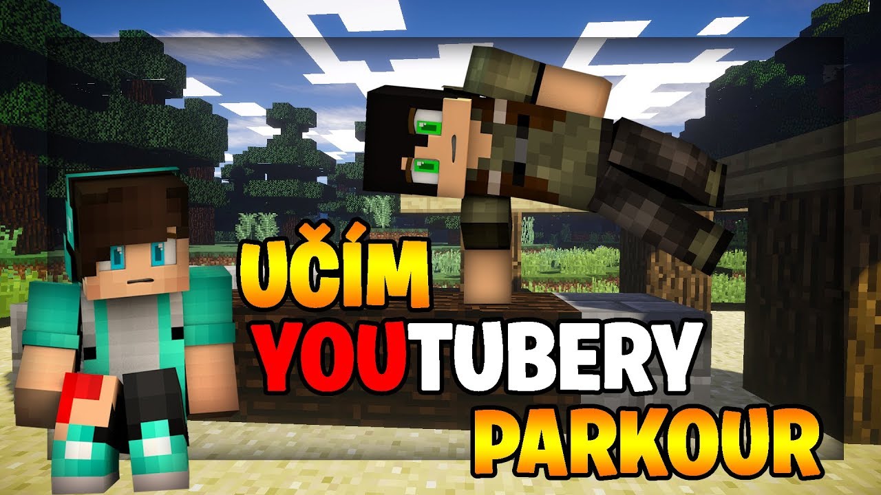 UČÍM YOUTUBERY PARKOUR V MINECRAFTU!!! 🤪 - IKON SI ZLOMIL NOHU?! 😨 /w Attack, Ikonova Videa