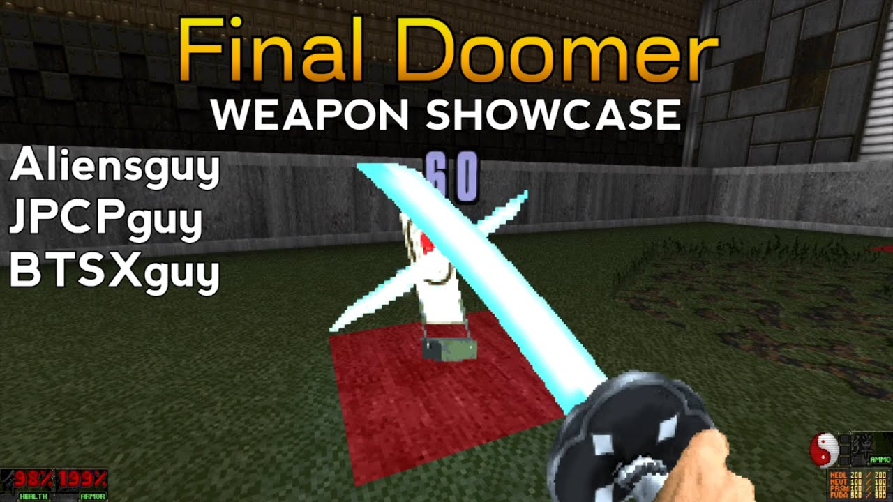 Doom mod weapon showcase: Final Doomer (Aliensguy, JPCPguy, BTSXguy)