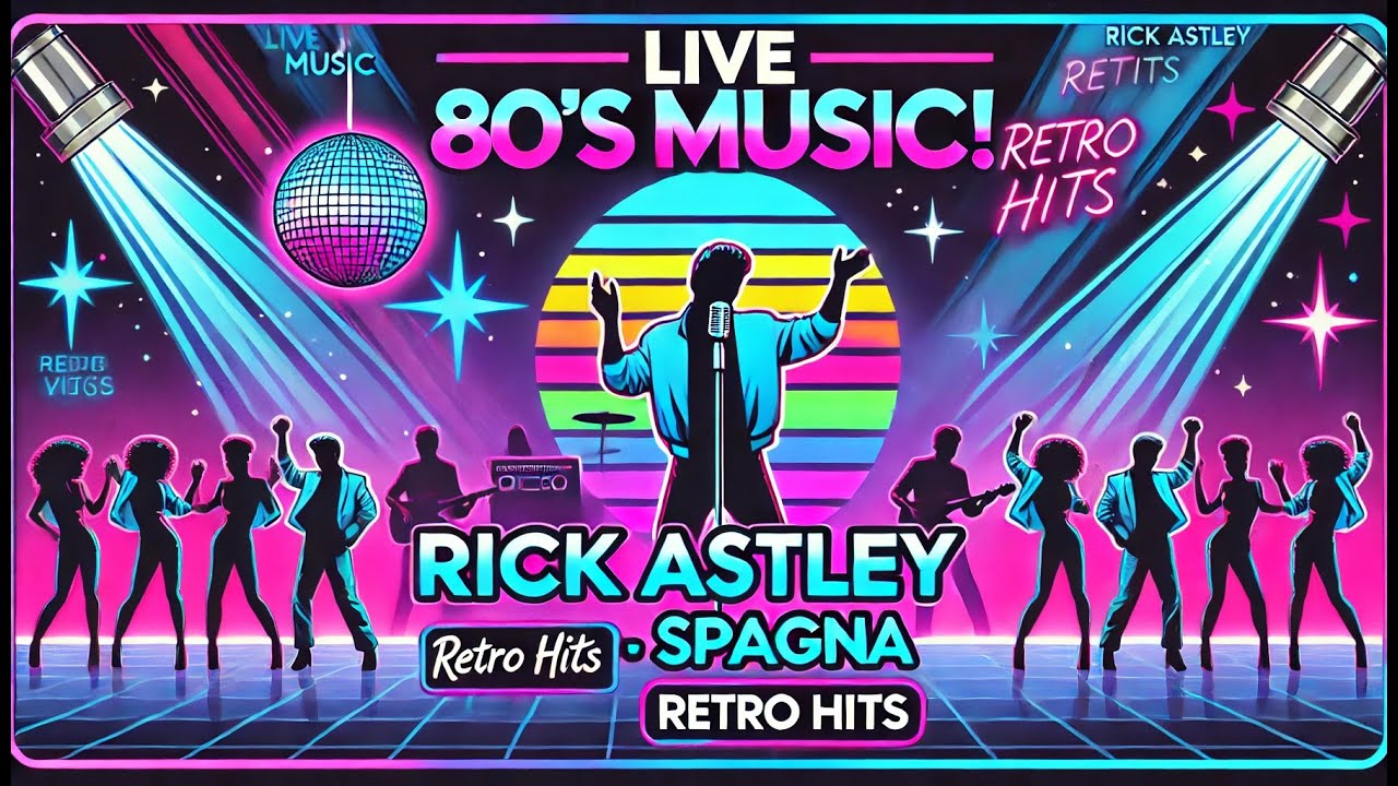 🎶 En Vivo: El Mejor Set Retro de los 80's | Rick Astley, Spagna y Más | ¡No te lo Pierdas! #ChispaFM