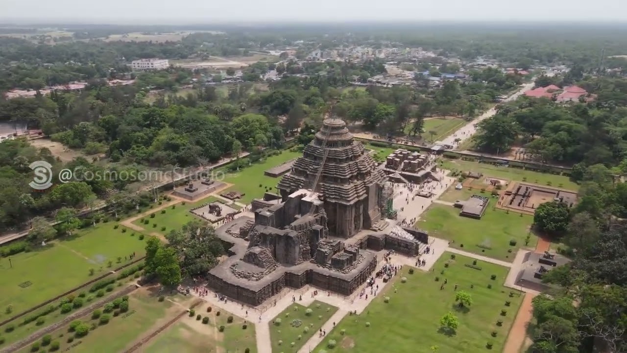 FIRST EVER DRONE VIEW | Konark Sun Temple | Puri Jagannath Dham | Cinematic HD 4K