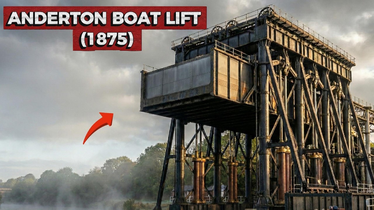 A 50-Foot Boat Elevator Built in 1875 With Zero Electronics — Lifted 250 Tons for 108 Years