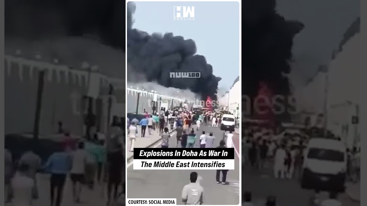 #Shorts | Explosions In Doha As War In The Middle East Intensifies | Iran | Israel | America | Trump
