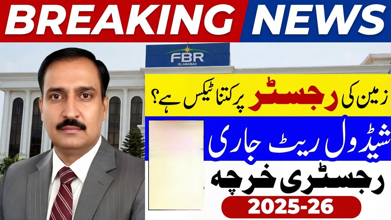 Property Transfer Fees 2025–26 | Filer vs Non-Filer l Property registry  