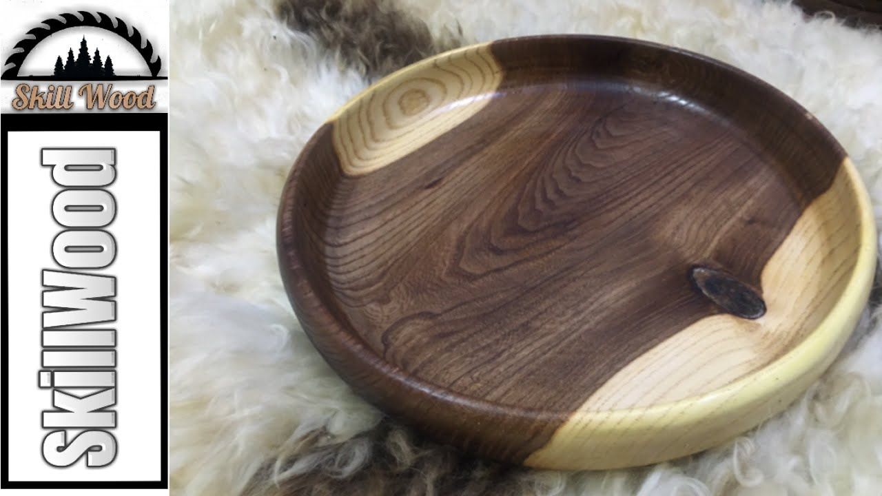 Wooden fruit bowl
