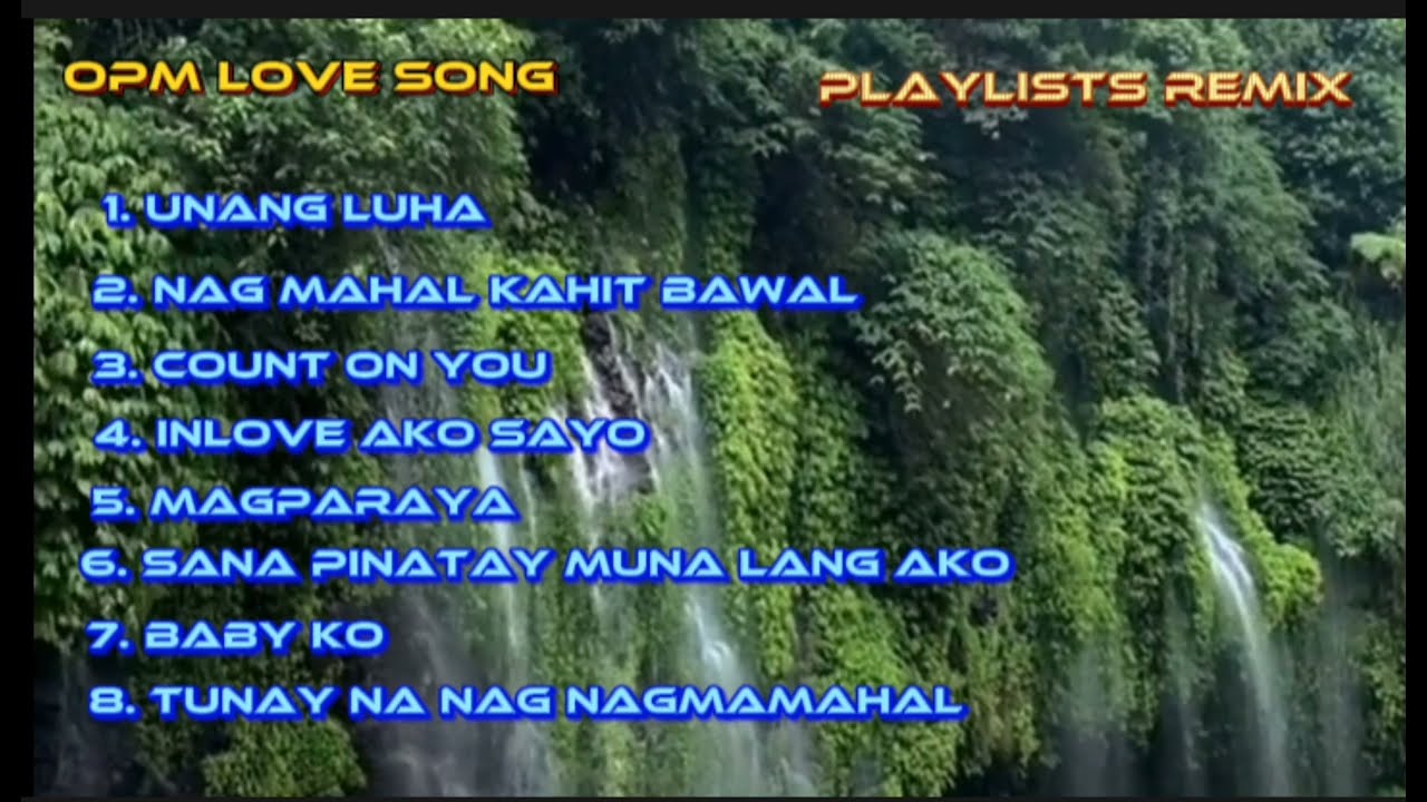 Ang mga kantang tagos sa puso UNANG LUHA inlove Ako sayo lyrics remix