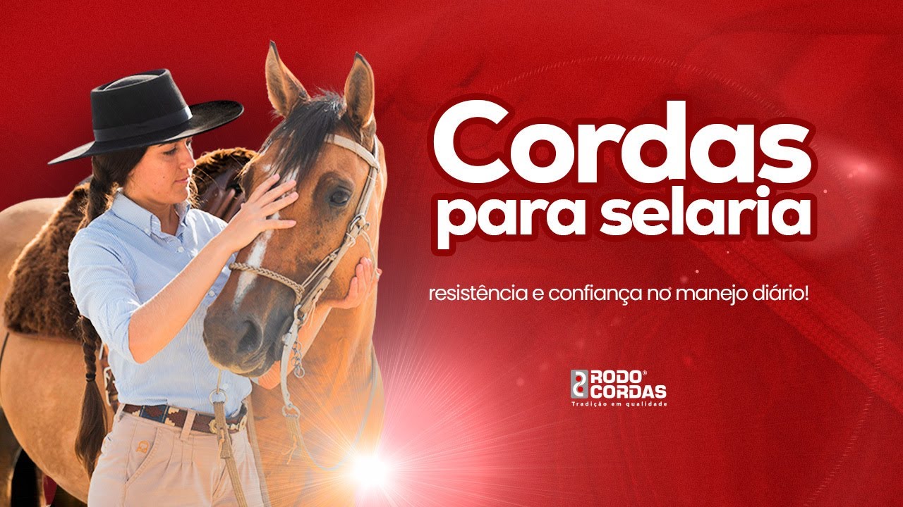 Corda de selaria Rodocordas: força, tradição e qualidade