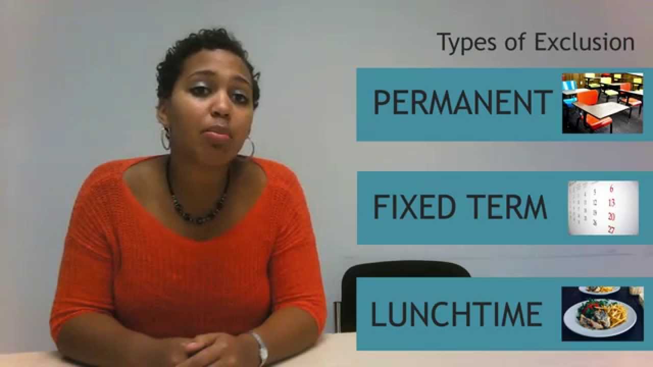 Types of Exclusion | Understanding School Exclusions: UCL CAJ