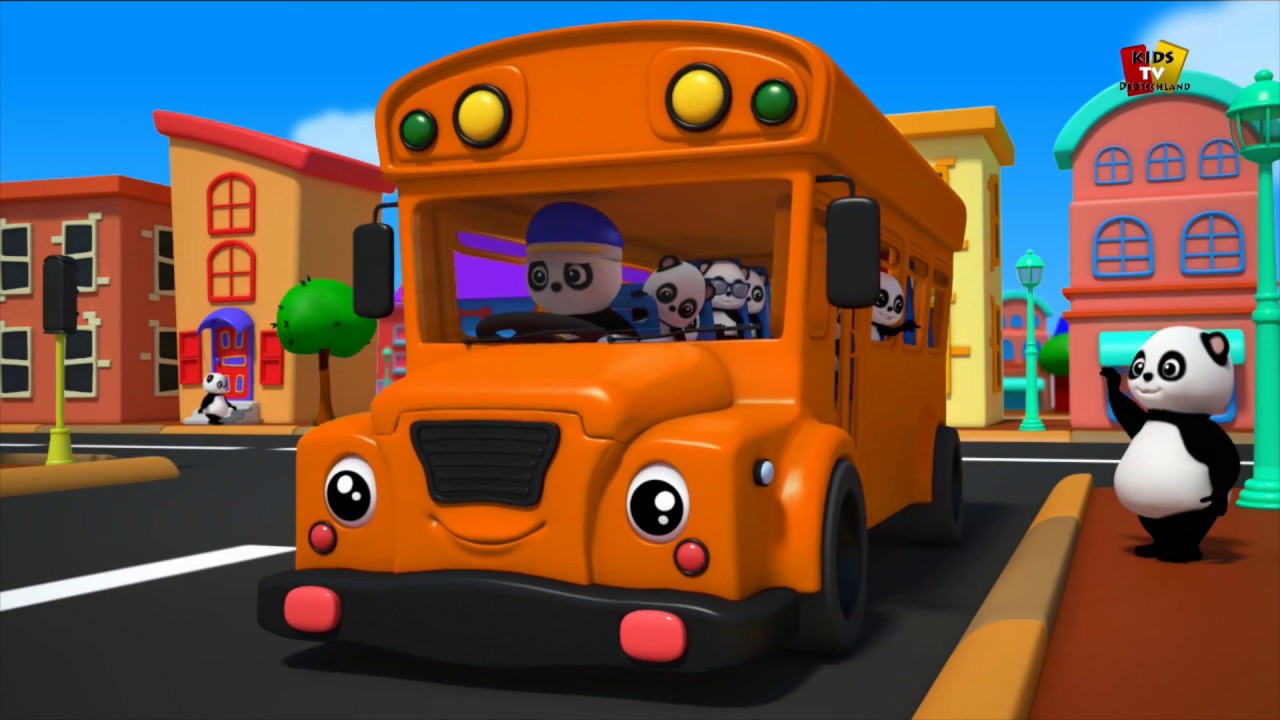 die Räder auf dem Bus | Top Reime für Kinder Bus | Lied Baby Reime | The Wheels On The Bus Song