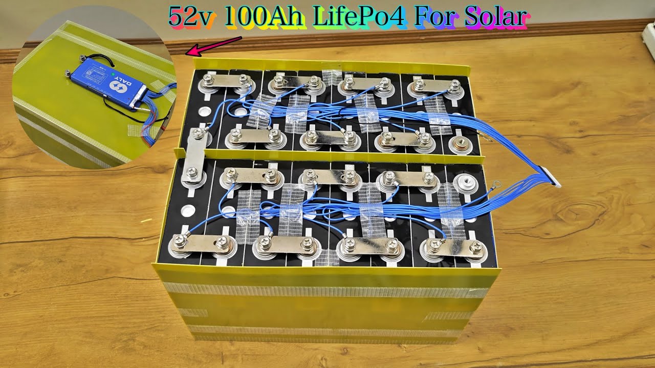 Build a 48v 100Ah LifePo4 Battery Pack – Perfect for Solar & EV