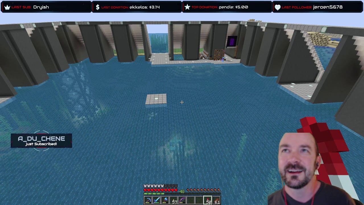 Live Stream - Hermitcraft - Captain Coraling w/ Impulse