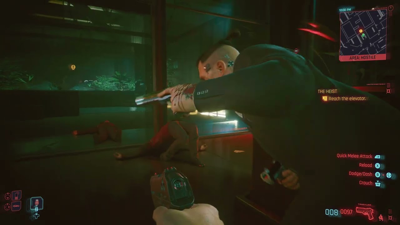 Cyberpunk 2077 INTENSE GUNFIGHT GAMEPLAY
