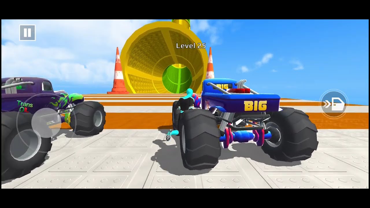 Simulation Games with Ramp - Action Games with Car Racing-  Car Games with Stunts - Racing Games