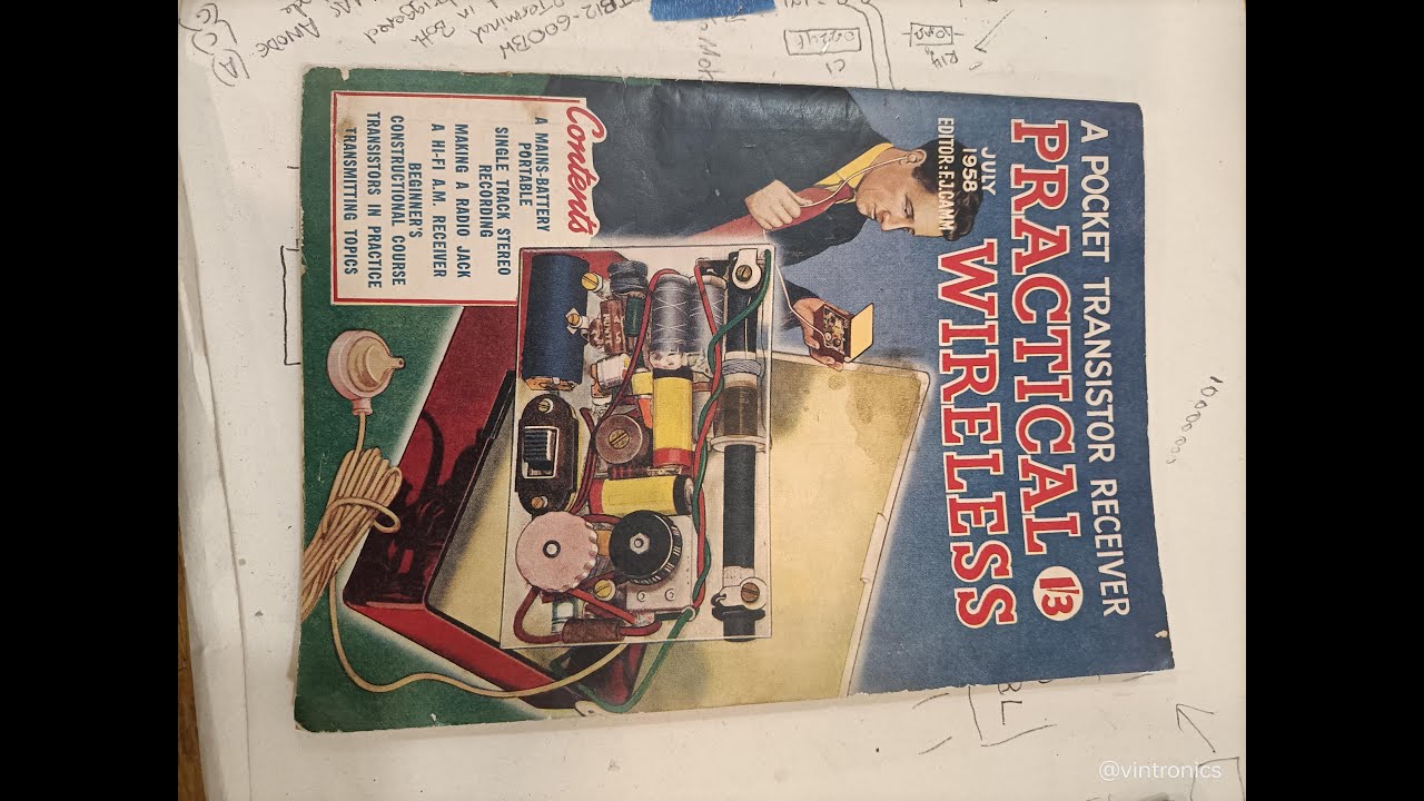 JULY 1958 A rare look inside Practical Wireless with a Butlins bonus , vintage electronics kits