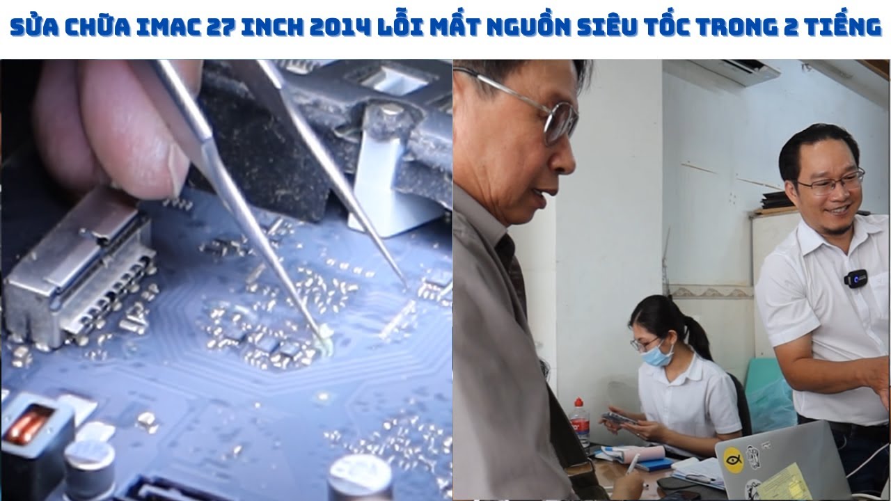 Thách thức Sửa chữa Imac 27 inch 2014 A1419 lỗi mất nguồn cho Anh Thuyên siêu tốc lấy liền.