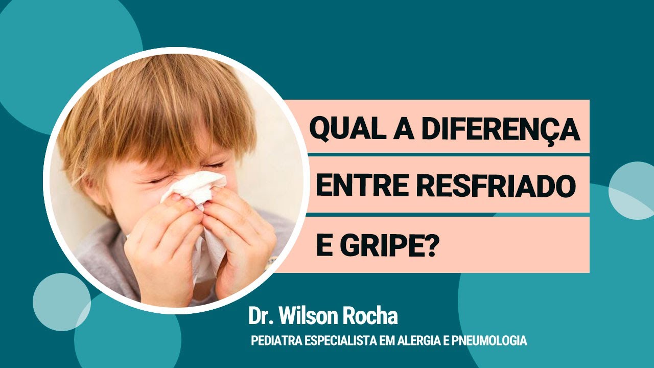 Qual a diferen&ccedil;a entre resfriado e gripe?