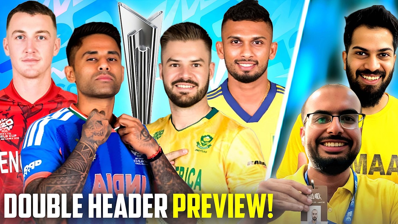 SUNDAY DOUBLE HEADER: ENGLAND VS SRI LANKA | INDIA VS SOUTH AFRICA