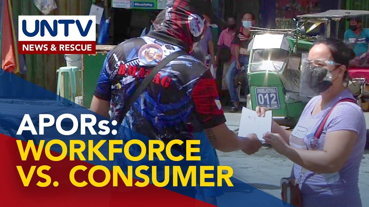 Workforce and consumer APORs explained