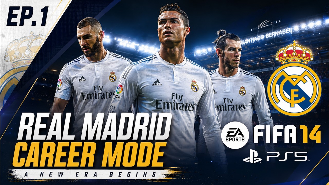 FIFA 14 Career Mode Real Madrid EP:1 (PS5)