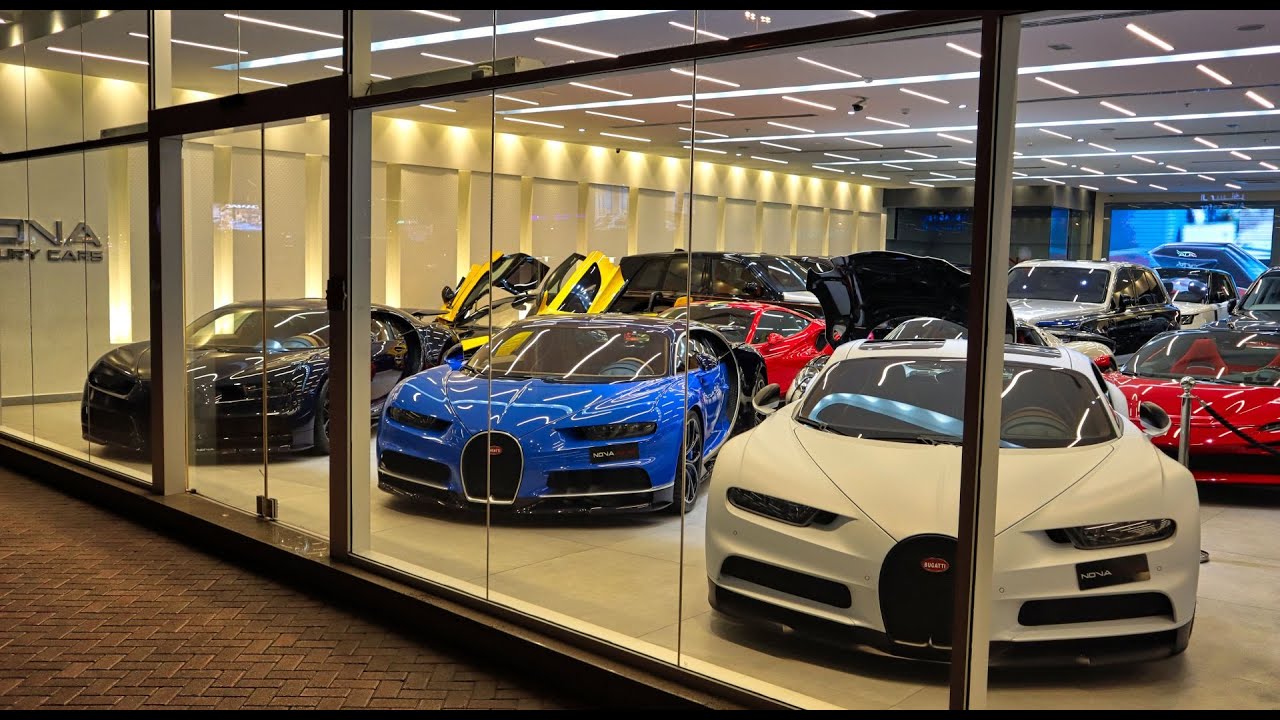 BUGATTI CHIRON X7, Mansory Rolls Royce, Porsche 918 - HYPERCAR LINEUP at NOVA LUXURY CARS DUBAI