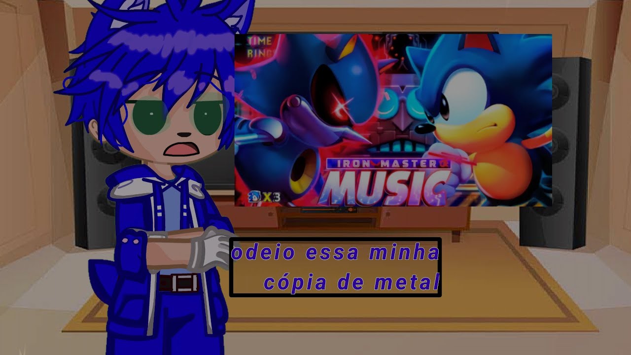 ||Sonic e seus amigos reagem ao rap do espelho de metal||