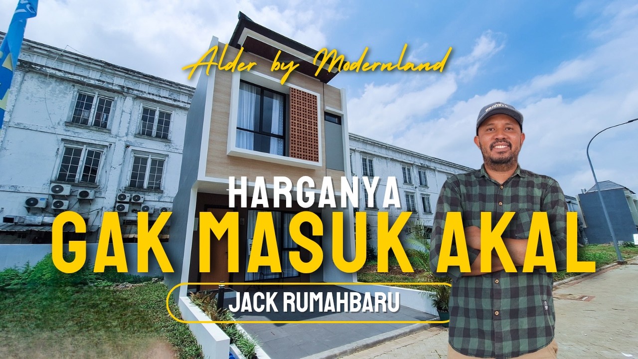 Review Rumah 2 Lantai Dengan Harga Termurah Dikelasnya! Alder Modernland Bikin Yg Lain Ketar-Ketir!